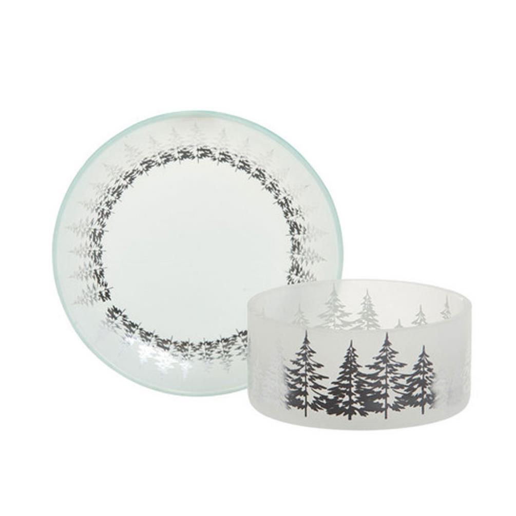Yankee Candle Winter Trees Small Shade & Tray Set £9.09